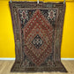 Orientteppich handgeknüpft 242x163 cm antik naturfarben Geschgei Wolle auf wolle