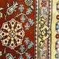 Antiker Sammler-Teppich - Handgeknüpfter Seidenteppich Hereke Signiert 105x140cm