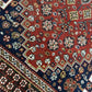 Orientteppich handgeknüpft 242x163 cm antik naturfarben Geschgei Wolle auf wolle