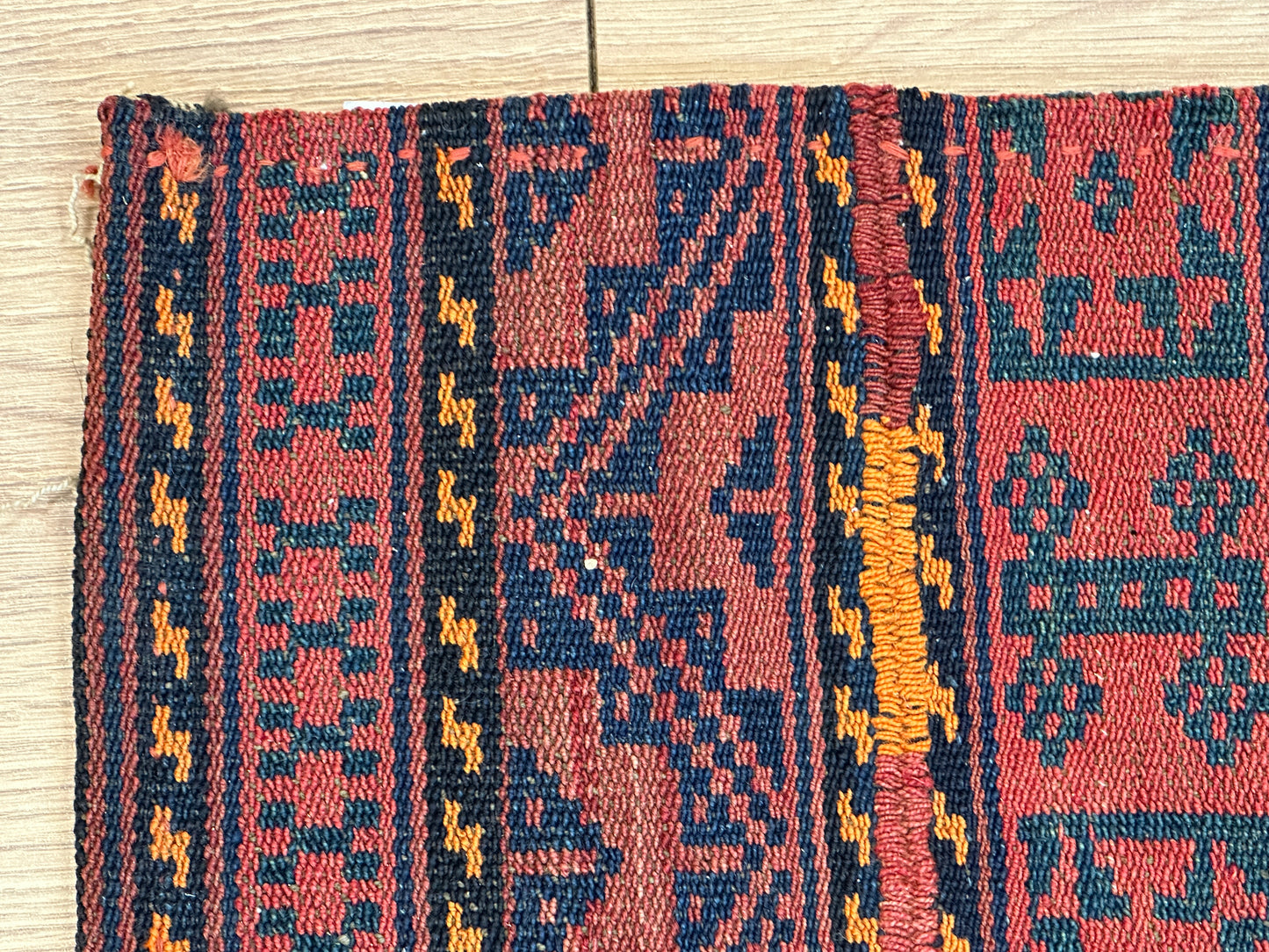Handgeknüpfter Perser Orientteppich Kelim 98x46 cm