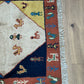 Orientteppich handgeknüpft Gabbeh Indian 142x90 cm