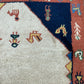 Orientteppich handgeknüpft Gabbeh Indian 142x90 cm