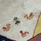 Orientteppich handgeknüpft Gabbeh Indian 142x90 cm