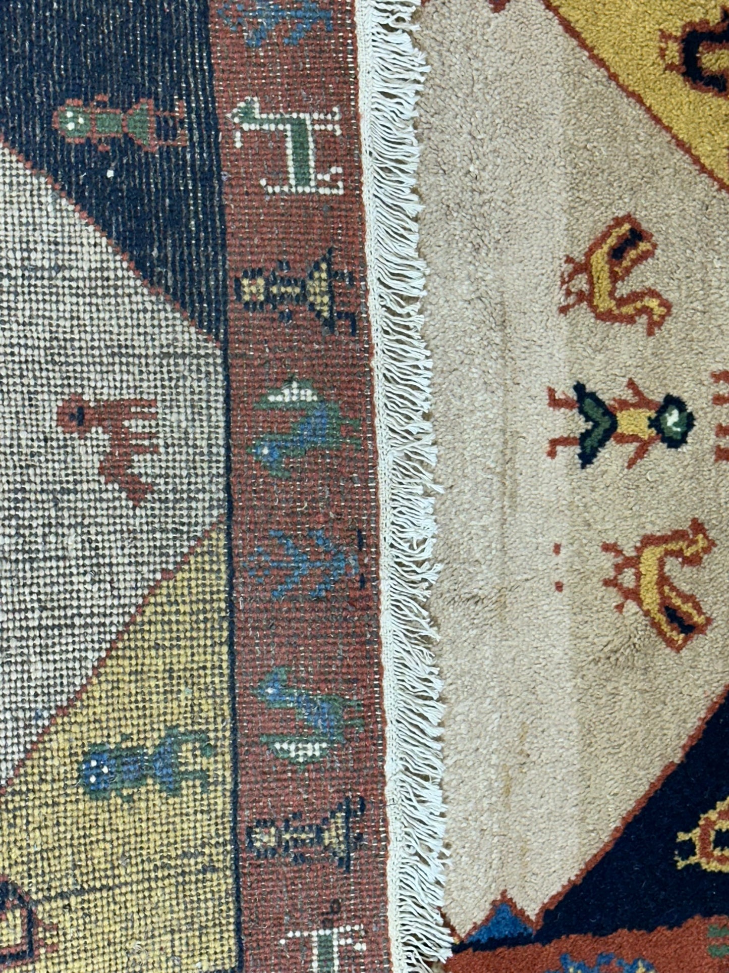 Orientteppich handgeknüpft Gabbeh Indian 142x90 cm