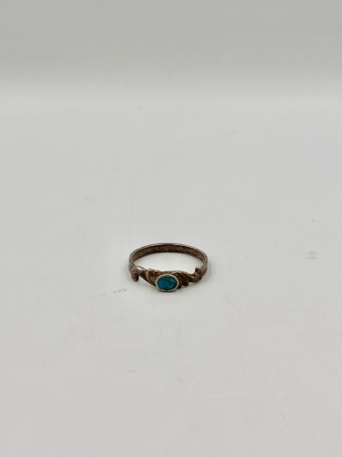 Vintage 925 Silber Ring mit Türkis-Edelstein