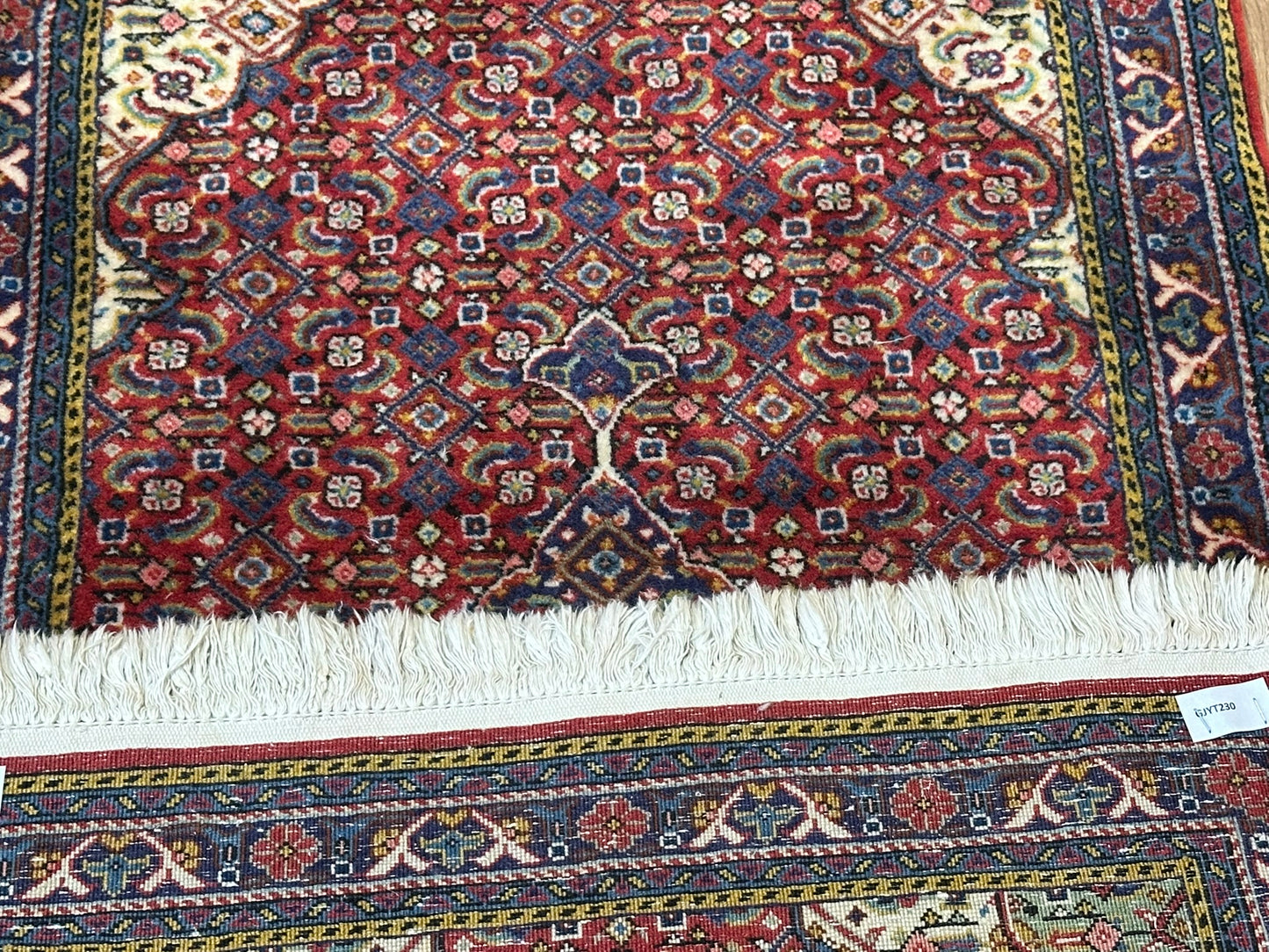 Orientteppich handgeknüpft 133x65 cm Täbriz Mahi