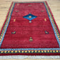 Orientteppich handgeknüpft Gabbeh Indian 164x94 cm