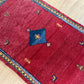 Orientteppich handgeknüpft Gabbeh Indian 164x94 cm