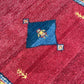 Orientteppich handgeknüpft Gabbeh Indian 164x94 cm