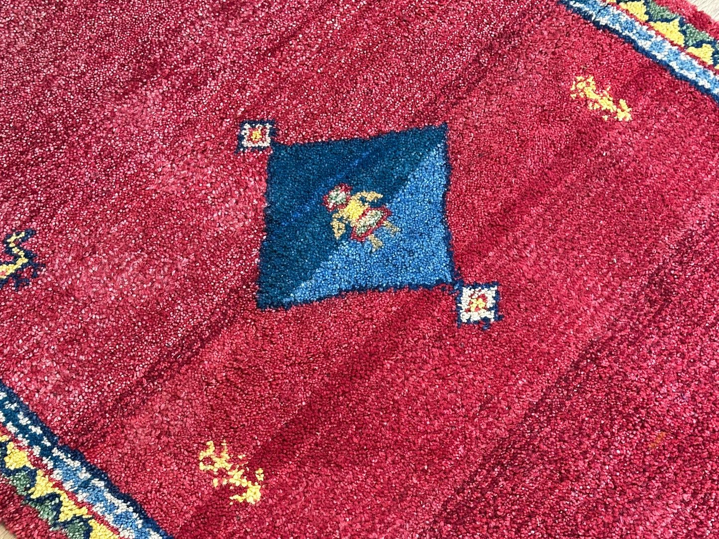 Orientteppich handgeknüpft Gabbeh Indian 164x94 cm