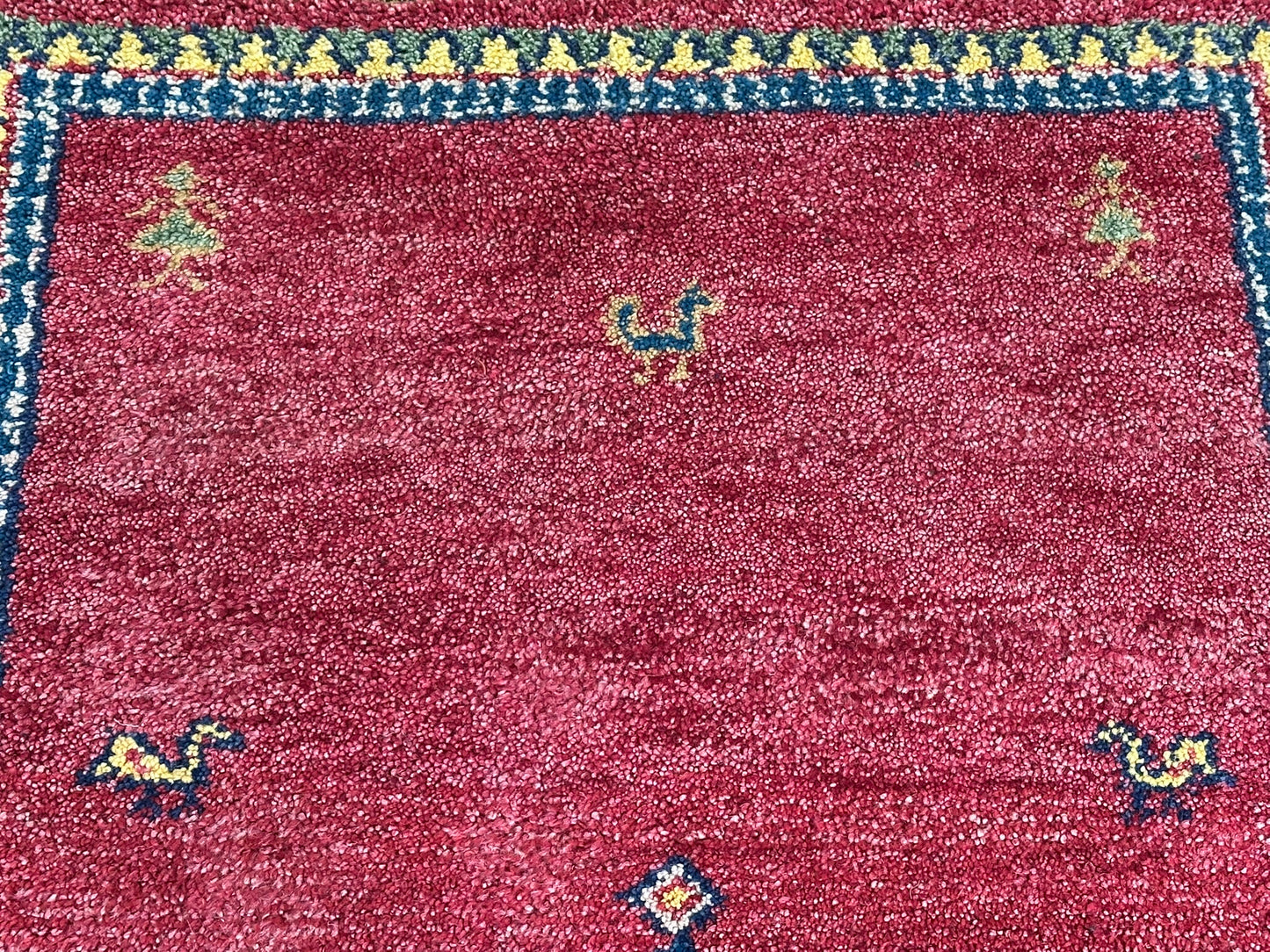 Orientteppich handgeknüpft Gabbeh Indian 164x94 cm