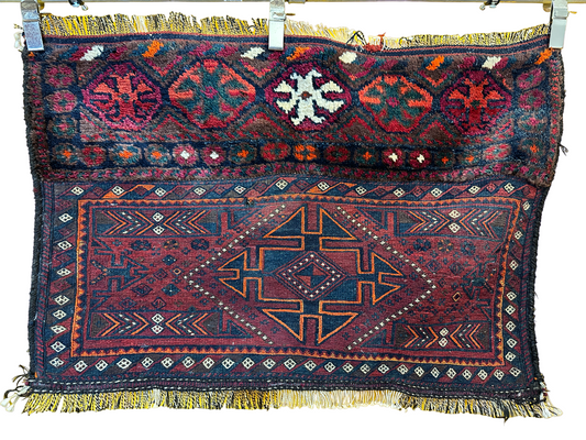 Handgeknüpfter Perser Orientteppich Sumak (73x101 cm