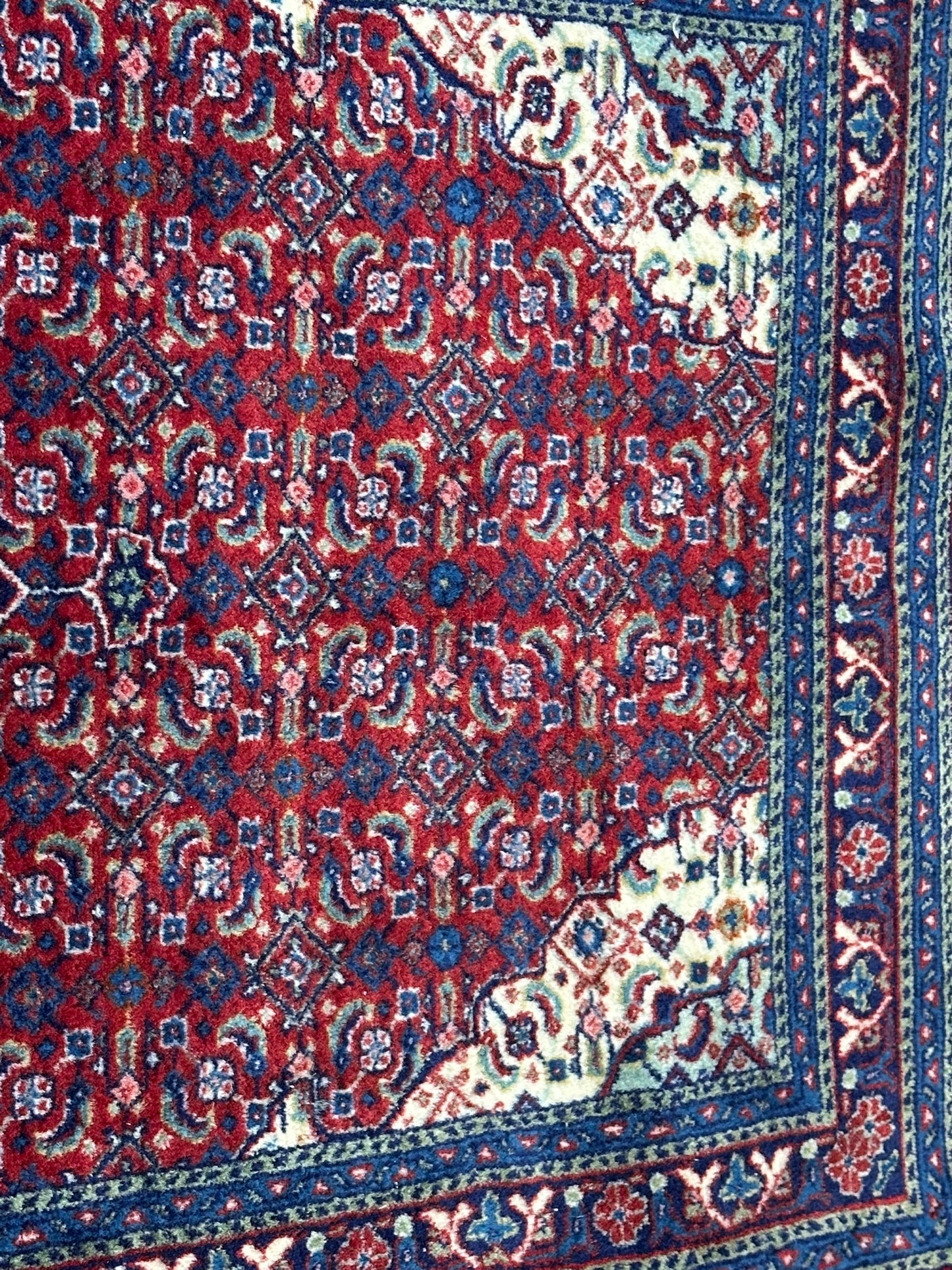 Orientteppich handgeknüpft 125x66 cm Täbriz Mahi