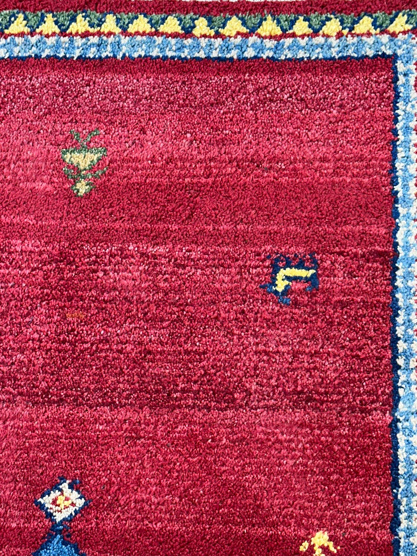 Orientteppich handgeknüpft Gabbeh Indian 164x94 cm