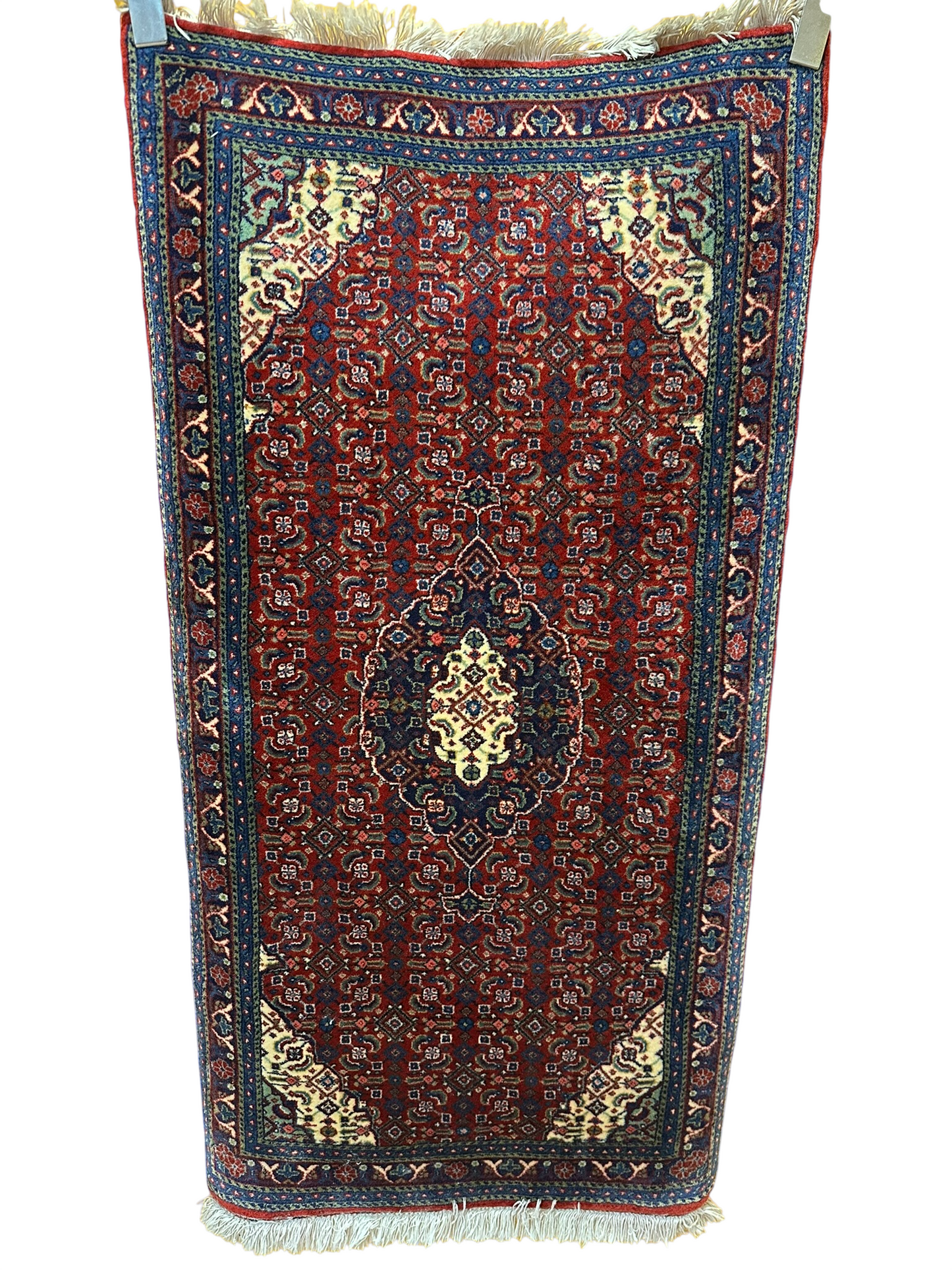 Orientteppich handgeknüpft 125x66 cm Täbriz Mahi