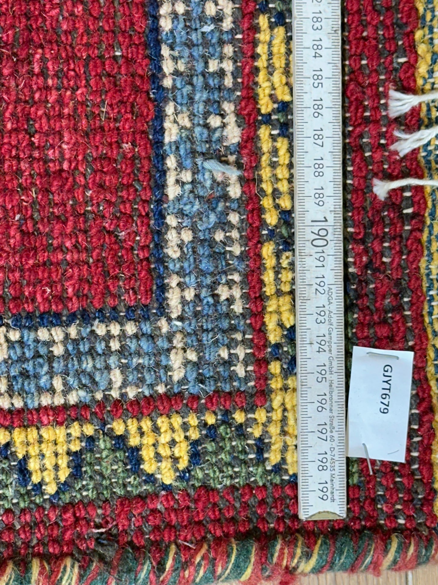Orientteppich handgeknüpft Gabbeh Indian 164x94 cm
