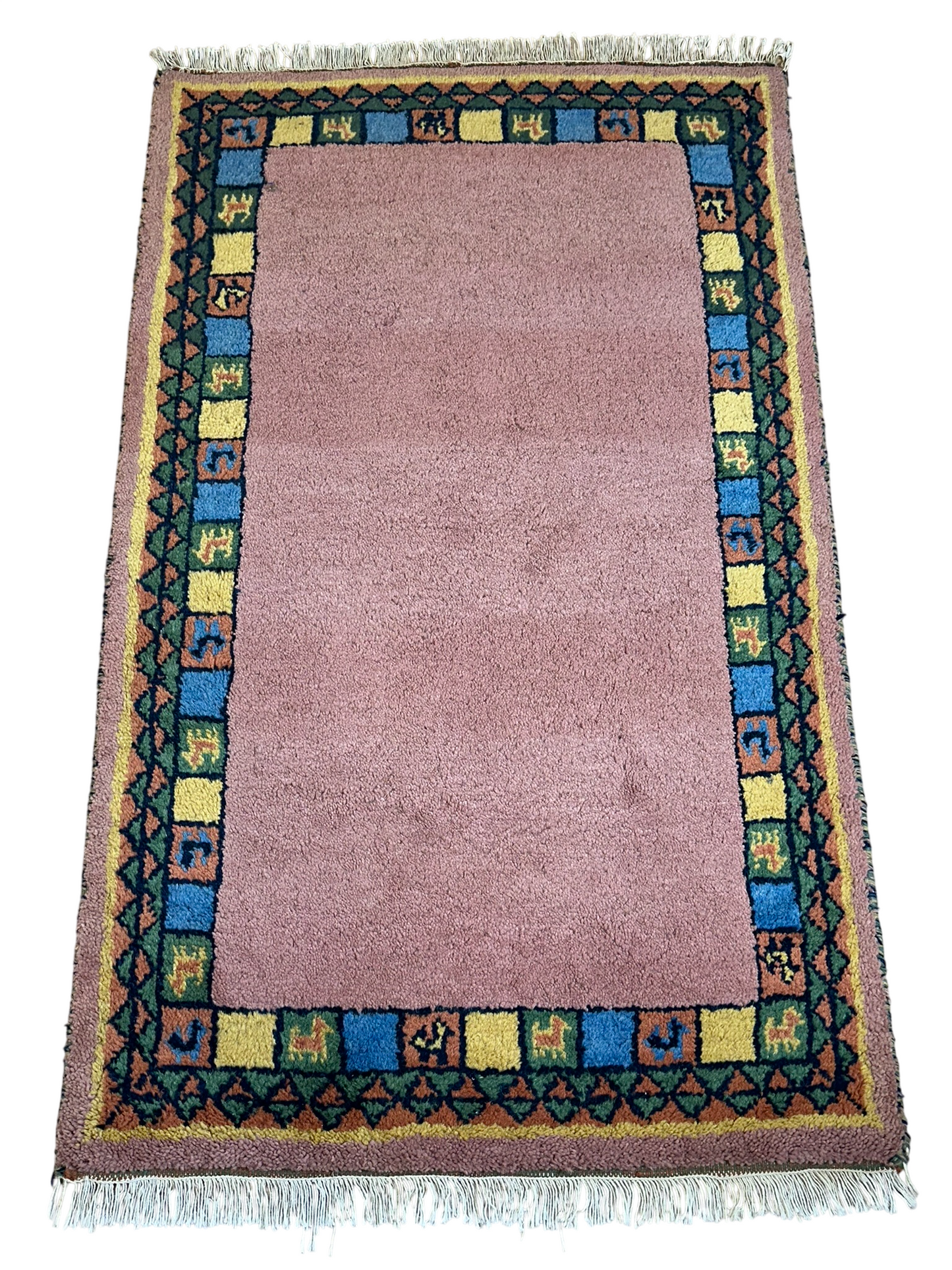 Orientteppich handgeknüpft Gabbeh Indian 150x93 cm