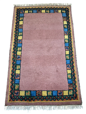 Orientteppich handgeknüpft Gabbeh Indian 150x93 cm