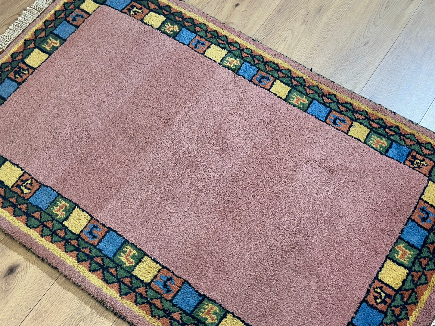 Orientteppich handgeknüpft Gabbeh Indian 150x93 cm