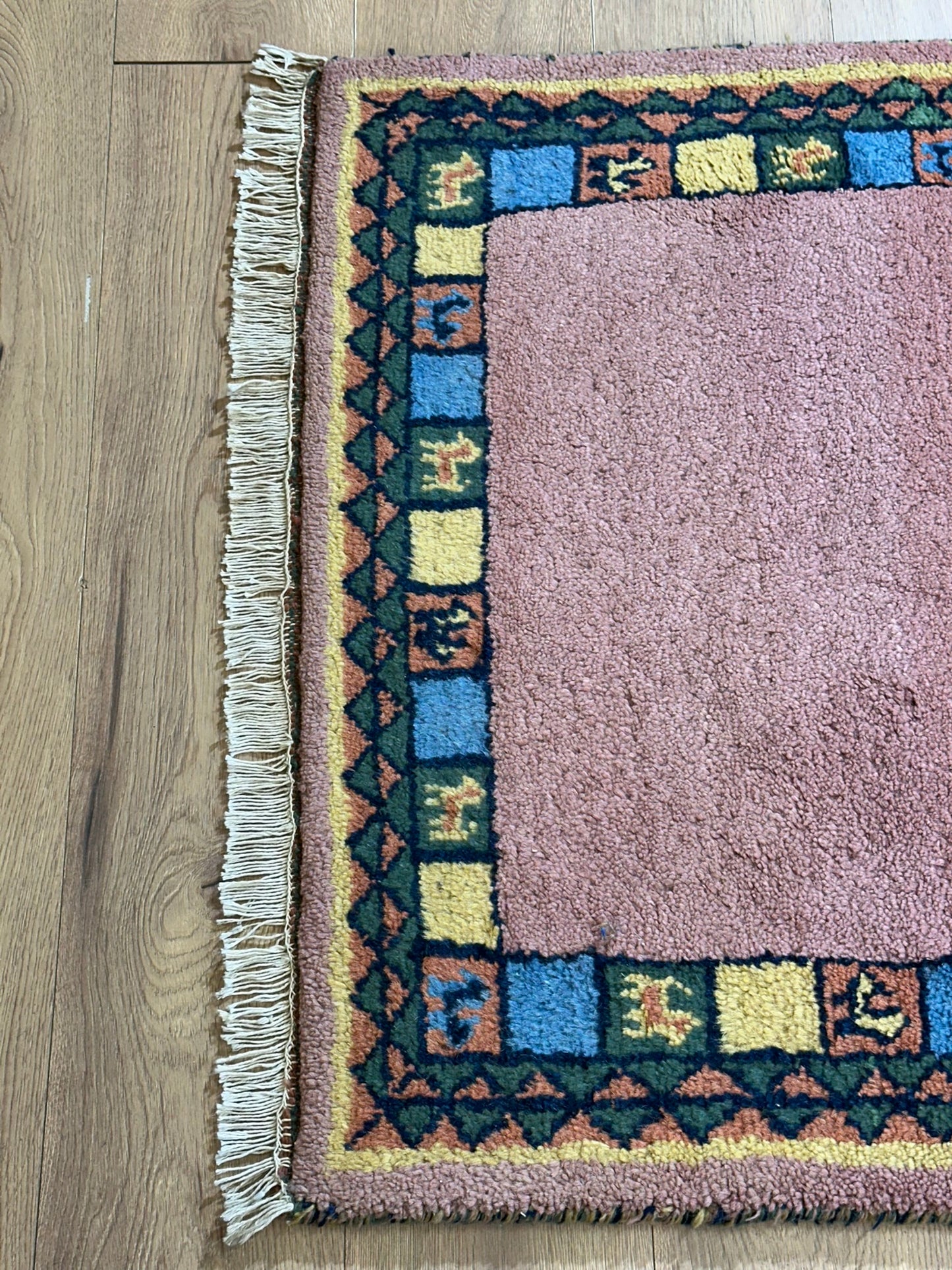 Orientteppich handgeknüpft Gabbeh Indian 150x93 cm