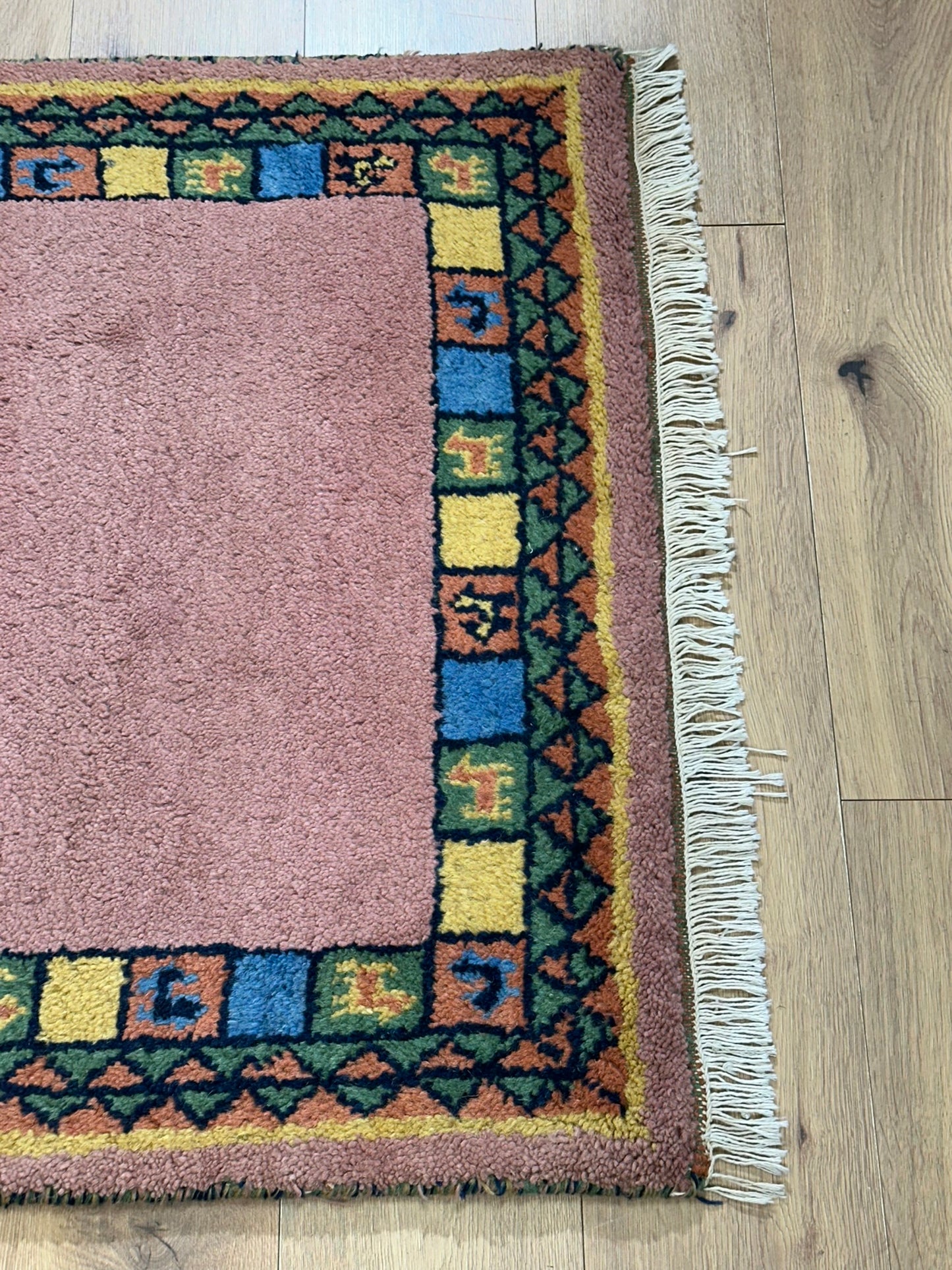 Orientteppich handgeknüpft Gabbeh Indian 150x93 cm