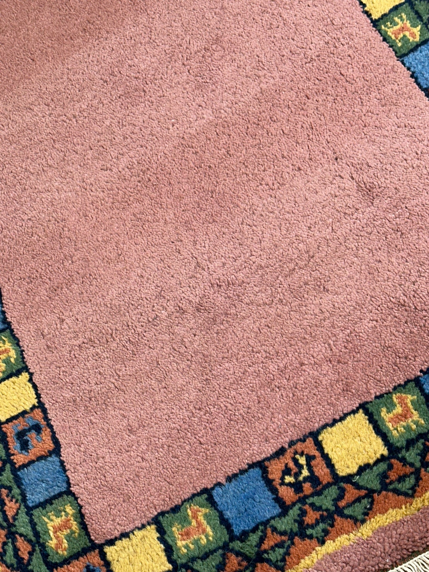 Orientteppich handgeknüpft Gabbeh Indian 150x93 cm