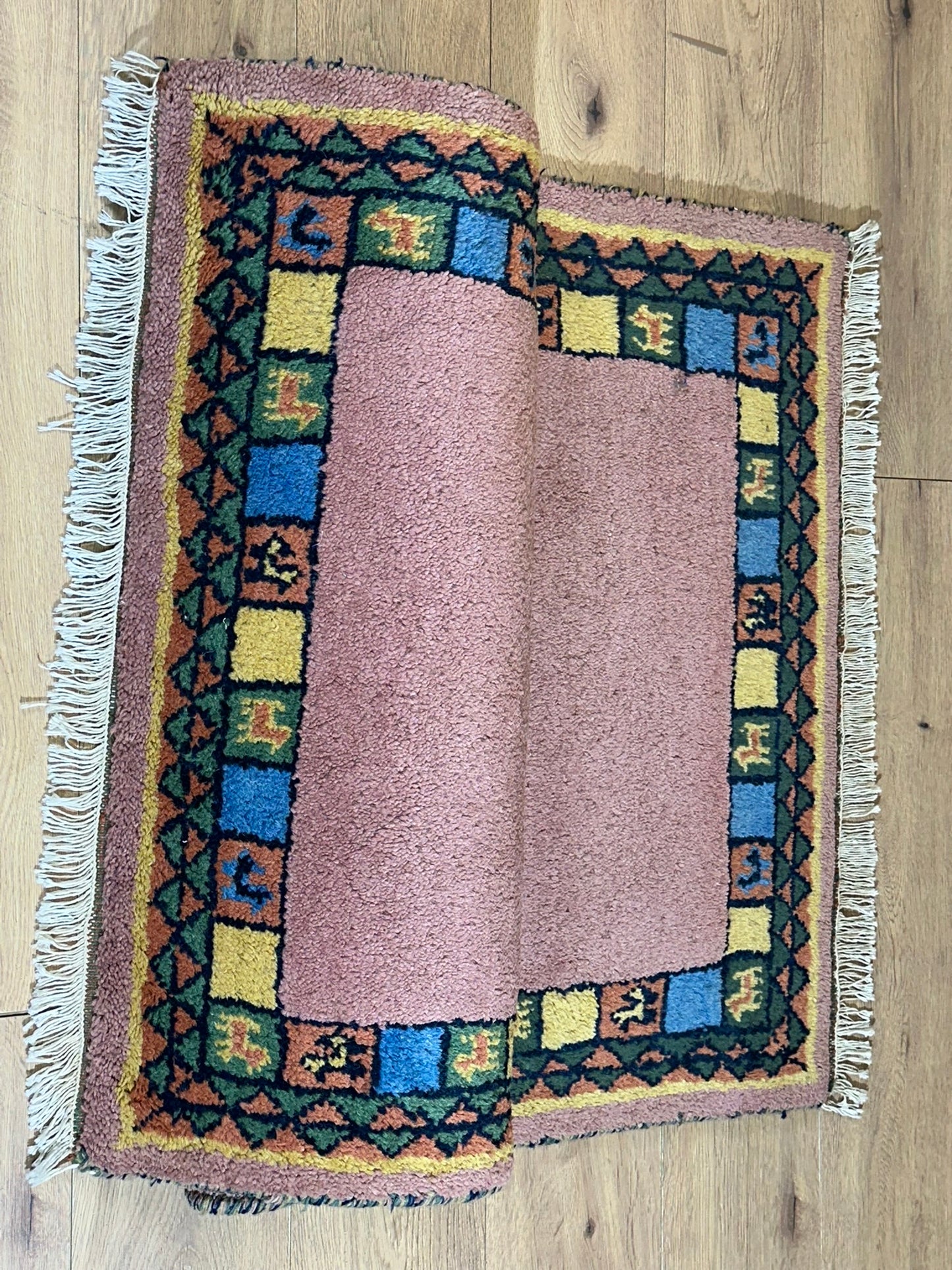 Orientteppich handgeknüpft Gabbeh Indian 150x93 cm