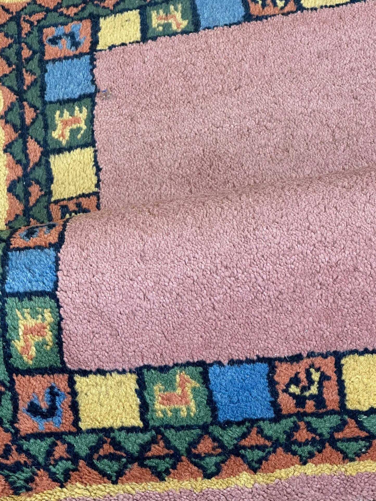 Orientteppich handgeknüpft Gabbeh Indian 150x93 cm
