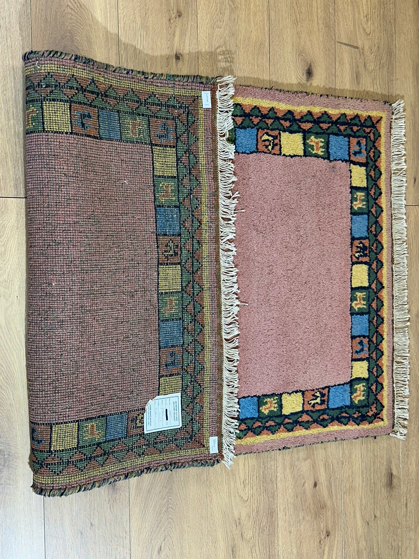 Orientteppich handgeknüpft Gabbeh Indian 150x93 cm