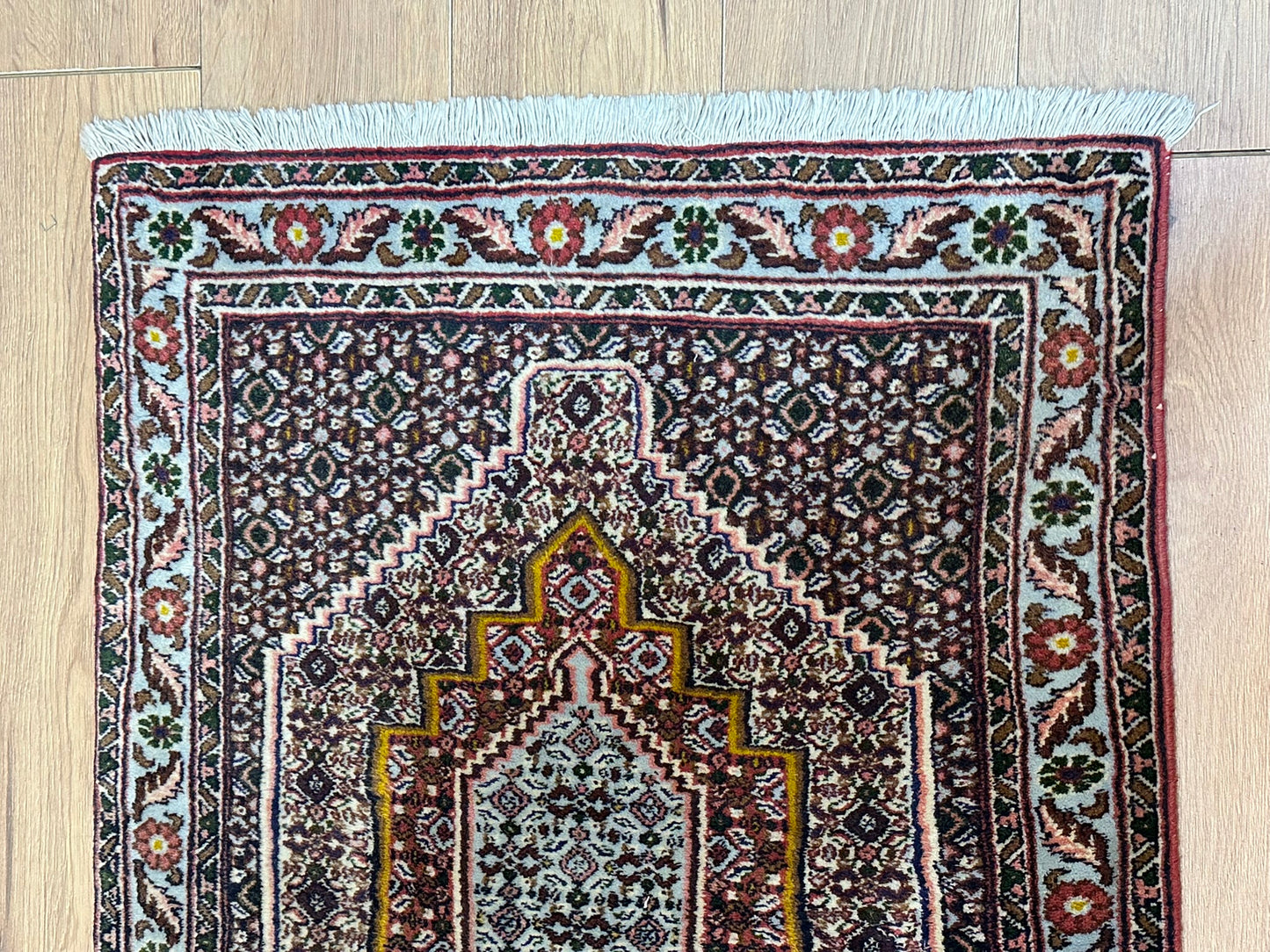 Orientteppich handgeknüpft 102x78 cm Senneh Bidjar