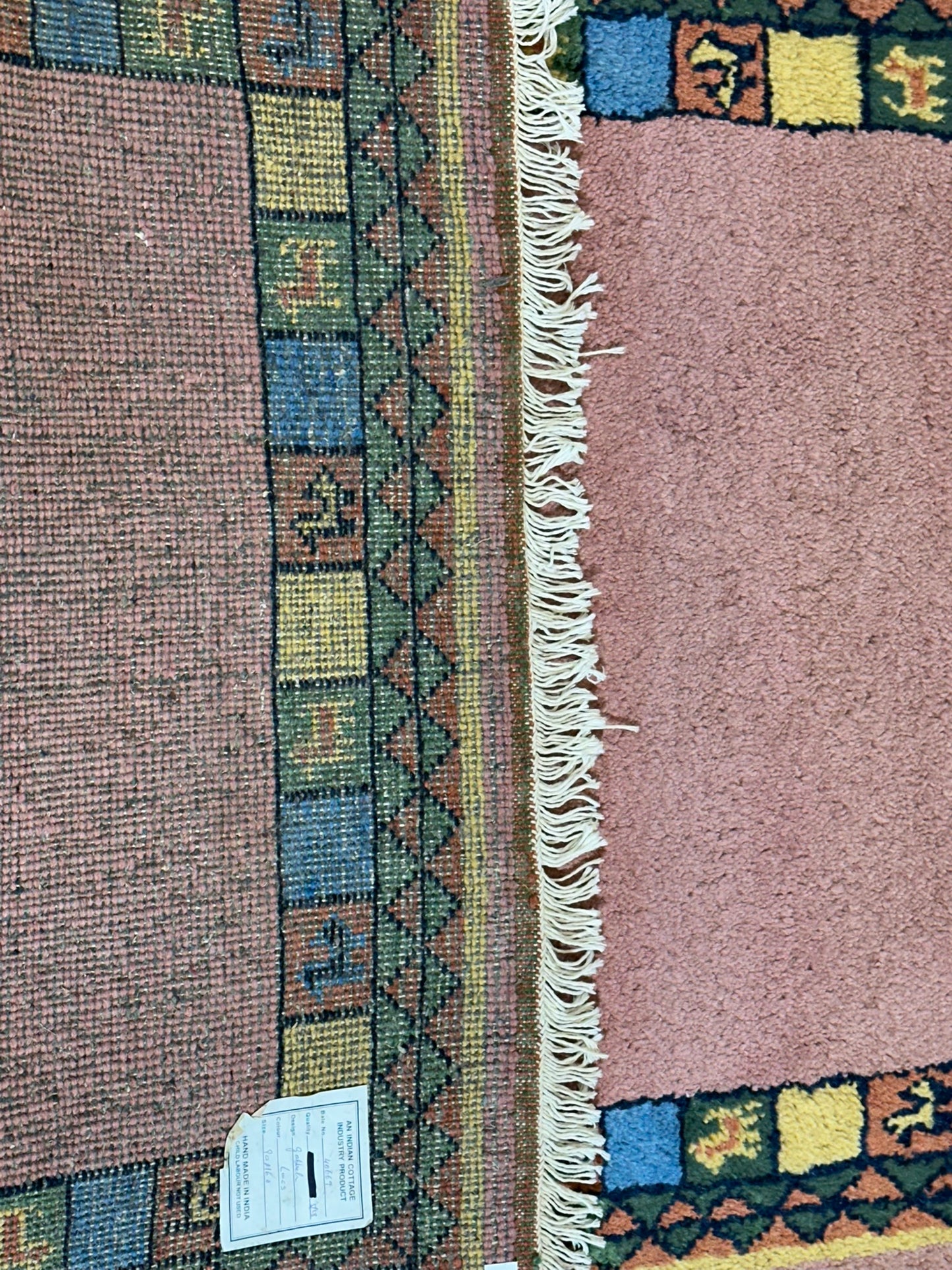 Orientteppich handgeknüpft Gabbeh Indian 150x93 cm