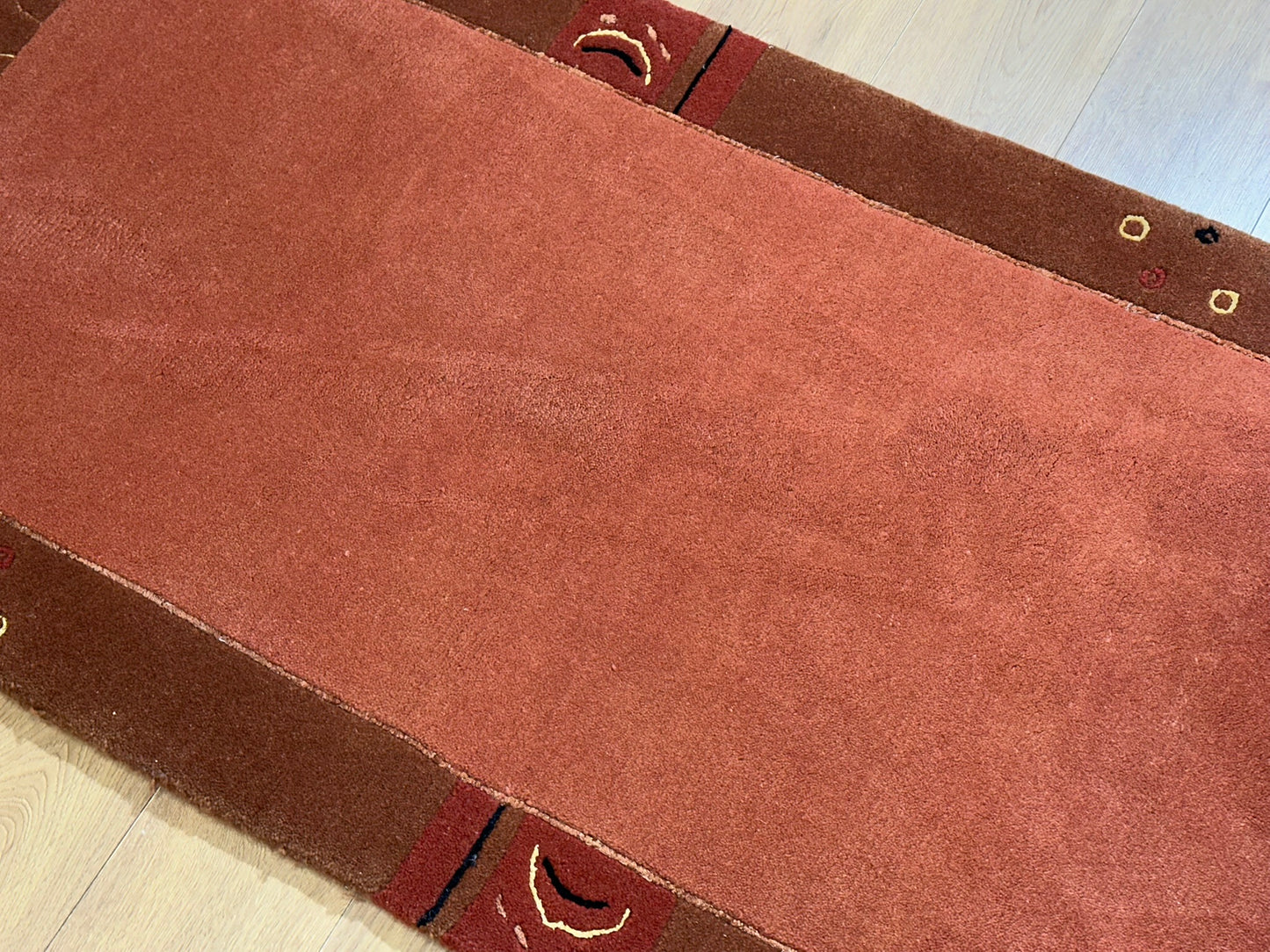 Orientteppich handgeknüpft Gabbeh Indian 163x90 cm