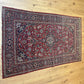 orientteppich handgeknüpft 220x130 cm antik naturfarben Keschan korkwolle