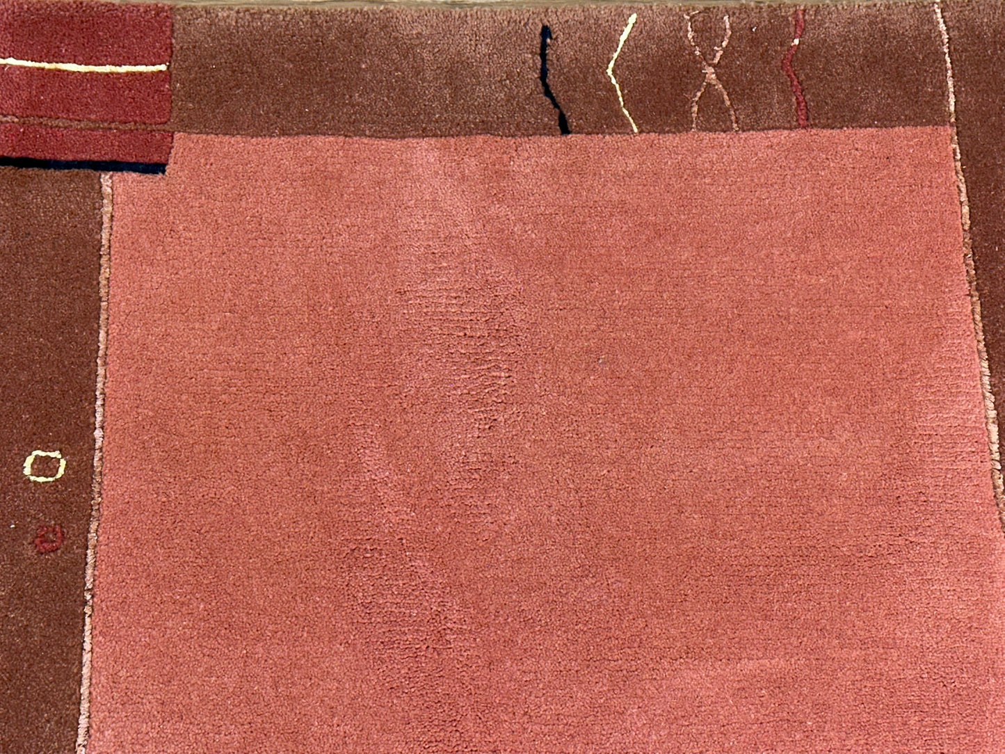 Orientteppich handgeknüpft Gabbeh Indian 163x90 cm