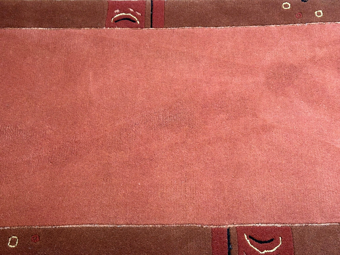 Orientteppich handgeknüpft Gabbeh Indian 163x90 cm