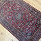orientteppich handgeknüpft 220x130 cm antik naturfarben Keschan korkwolle