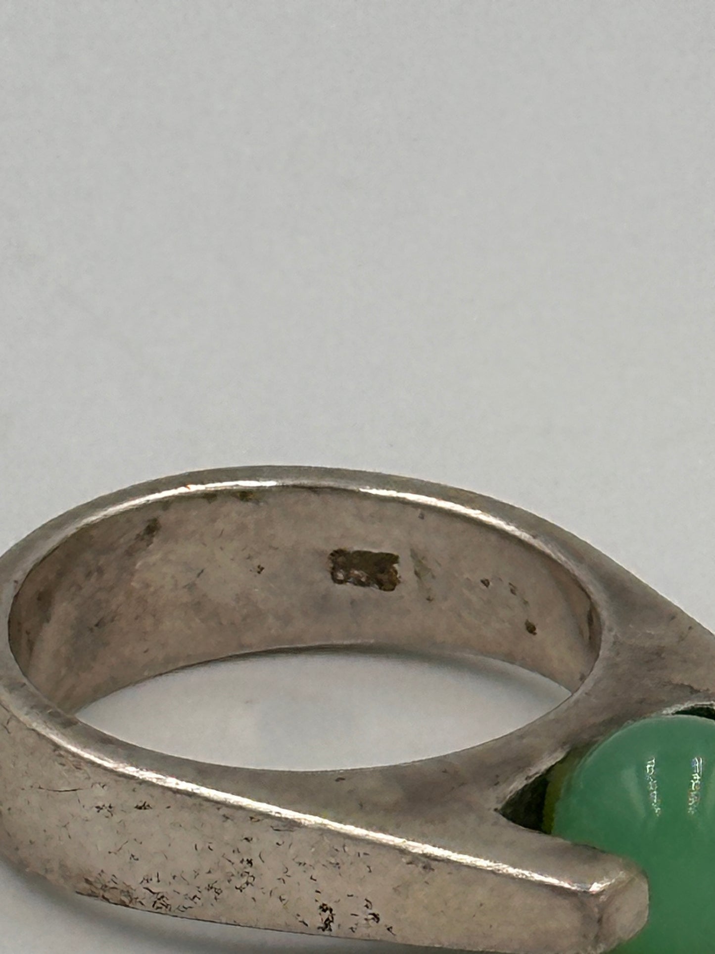 Vintage Silber 925 Ring mit türkisfarbener Perle