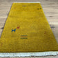 Orientteppich handgeknüpft Gabbeh Indian 162x62 cm