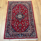 Orientteppich handgeknüpft 145x98 cm antik naturfarben  Keschan Schurwolle