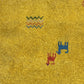 Orientteppich handgeknüpft Gabbeh Indian 162x62 cm
