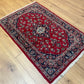 Orientteppich handgeknüpft 145x98 cm antik naturfarben  Keschan Schurwolle