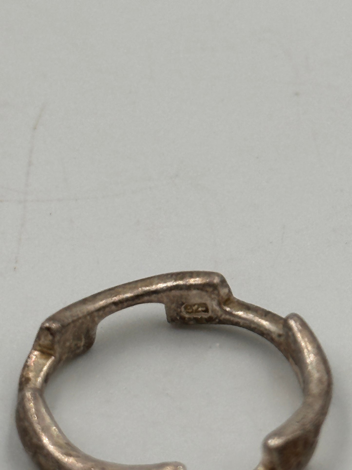 Vintage 925 Silber Ring – Größe 52