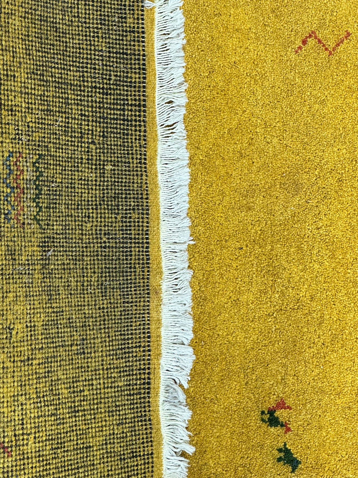 Orientteppich handgeknüpft Gabbeh Indian 162x62 cm