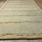 Indischer Gabbeh Teppich Handgeknüpft Gelb Geometrisch 160x93 cm
