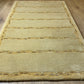 Indischer Gabbeh Teppich Handgeknüpft Gelb Geometrisch 160x93 cm