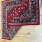 Orientteppich handgeknüpft 145x98 cm antik naturfarben  Keschan Schurwolle