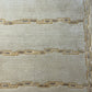 Indischer Gabbeh Teppich Handgeknüpft Gelb Geometrisch 160x93 cm