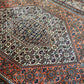 Orientteppich handgeknüpft 174x113 cm Bidjar Schurwolle