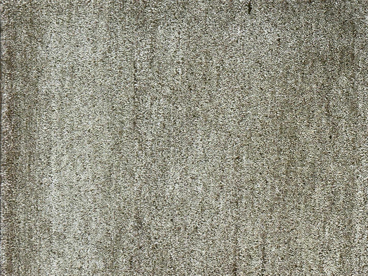 Indischer Gabbeh Teppich Handgeknüpft Olivgrün Unifarben 160x90 cm