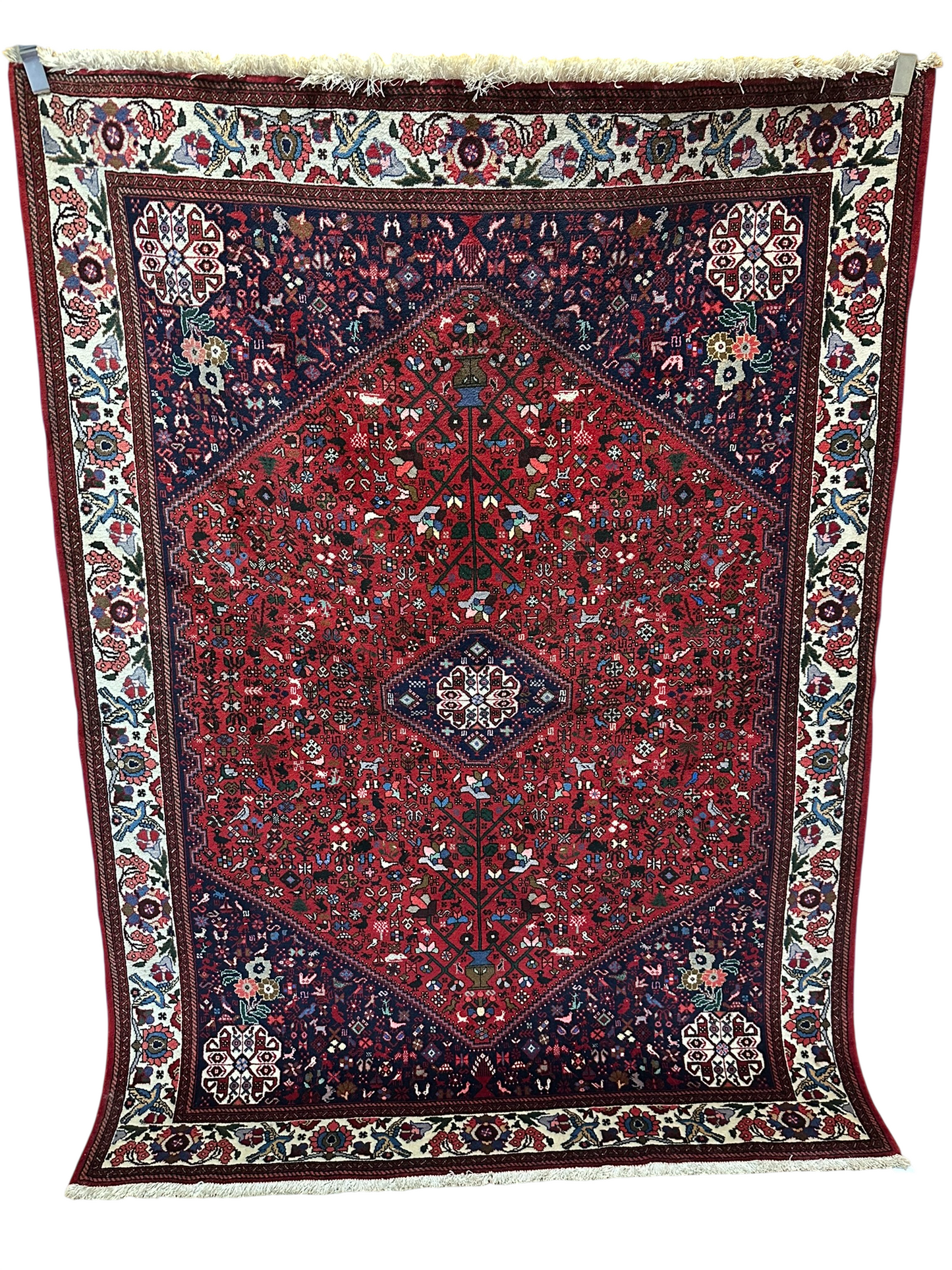 Orientteppich handgeknüpft 212x156 cm Abadeeh Schurwolle